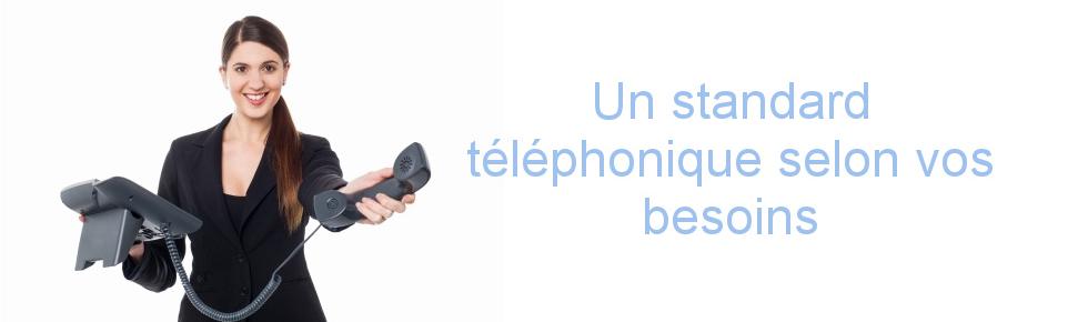 Un standard téléphonique selon vos besoins